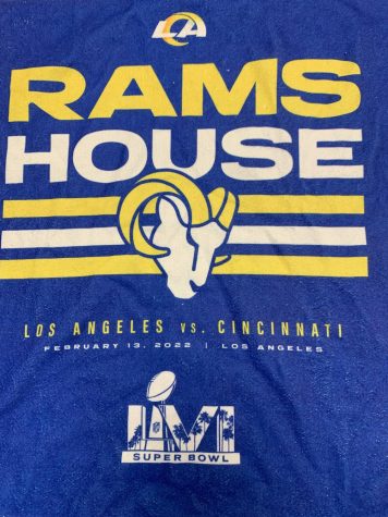 A parent donated Ram-themed Super Bowl rally towels to students ahead of the big game. 