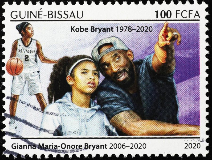 Kobe+Bryant+and+his+daughter+Gianna+on+postage+stamp