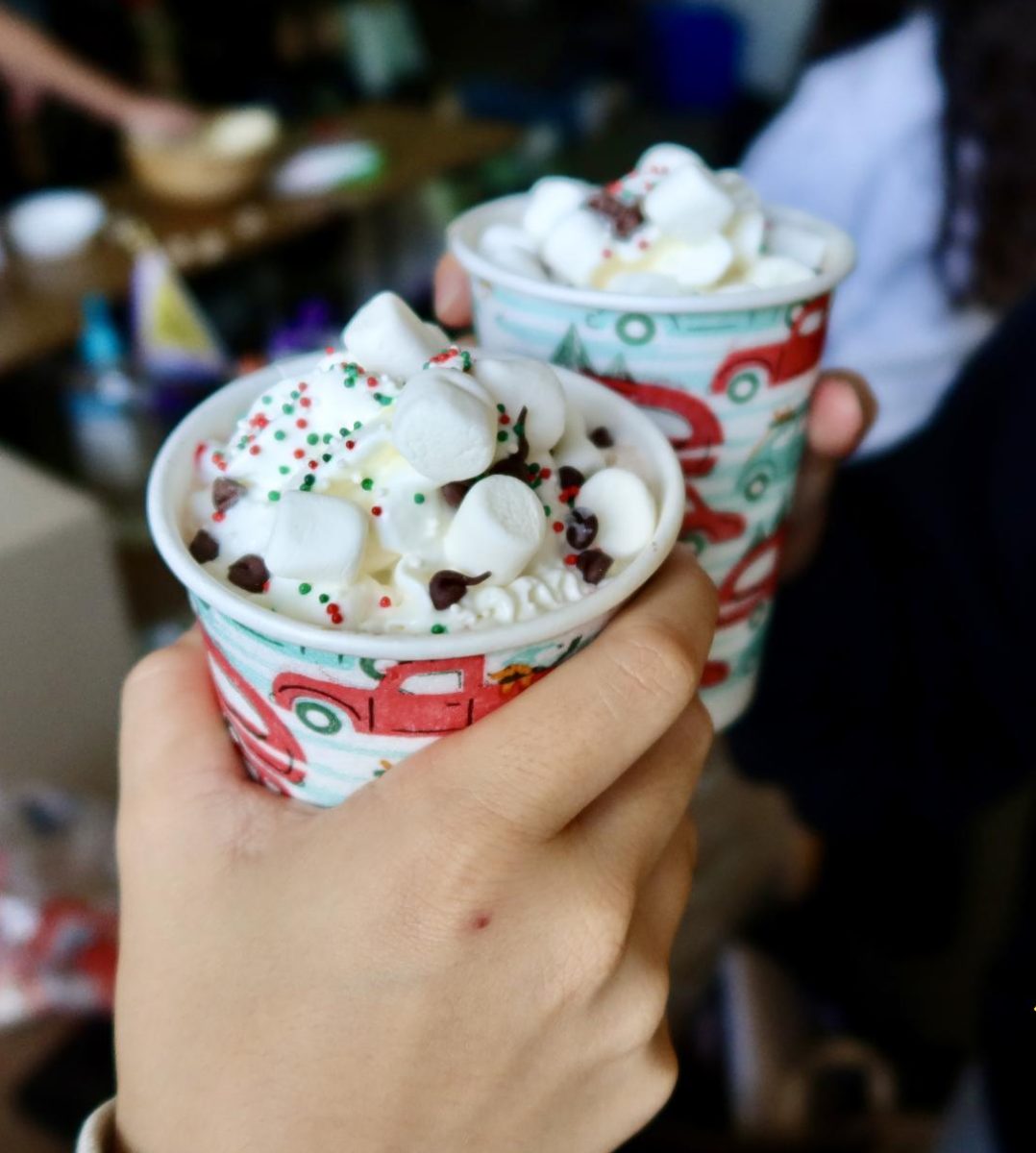 The event included a hot cocoa bar for all attendees.
