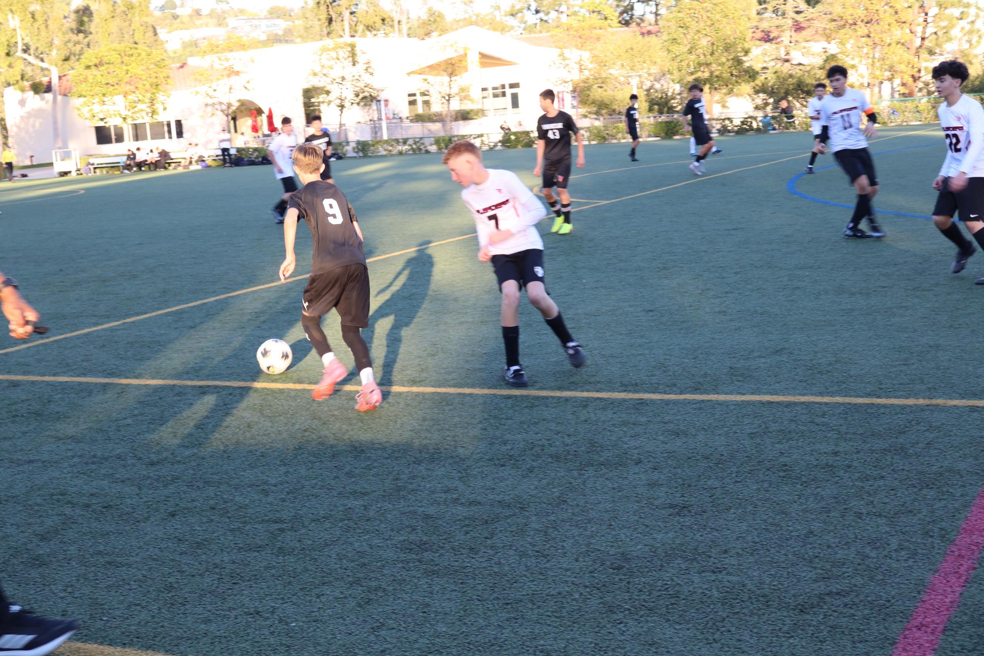 Middle School Black Team Soccer Beats Village Christian in a Dominant win