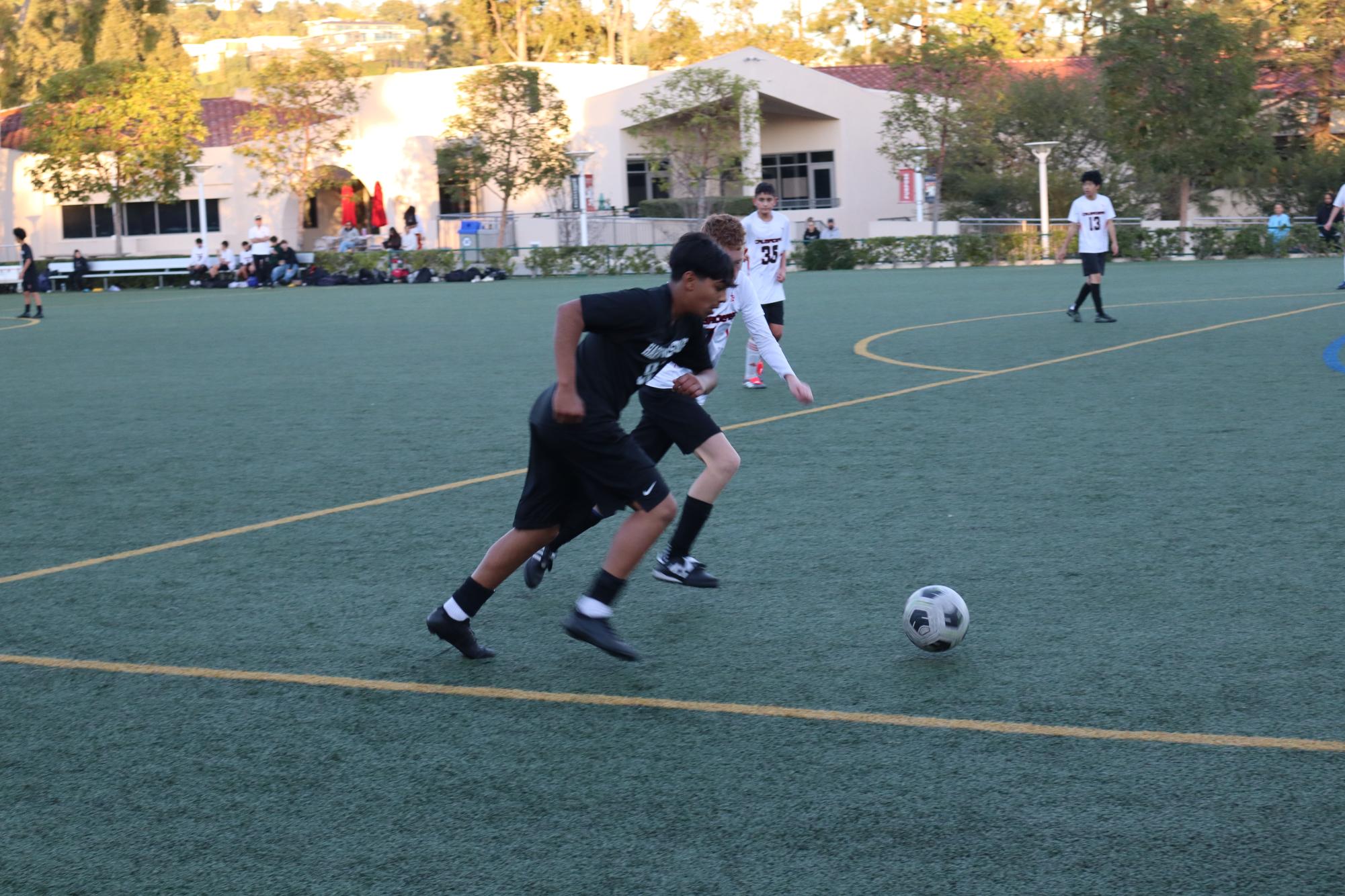 Middle School Black Team Soccer Beats Village Christian in a Dominant win