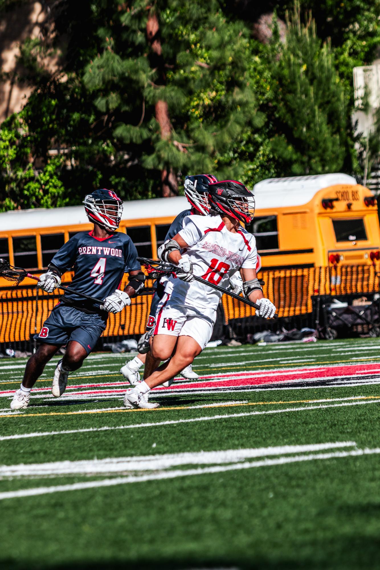 Varsity Boys Lacrosse takes down Brentwood