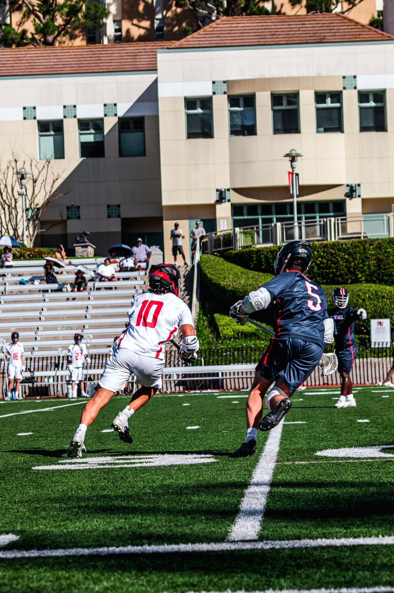 Varsity Boys Lacrosse takes down Brentwood