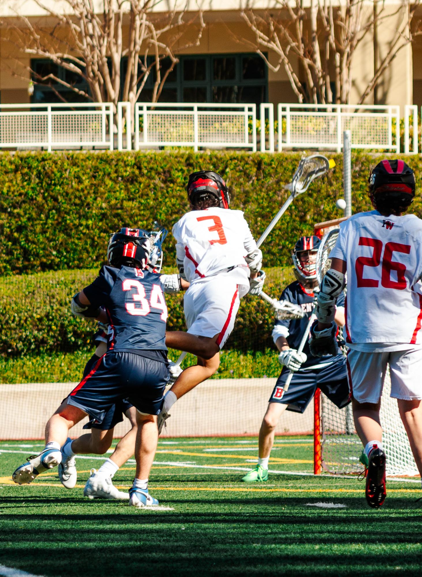 Varsity Boys Lacrosse takes down Brentwood