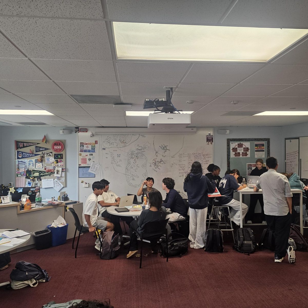 Students prepare for their finals in the Learning Center