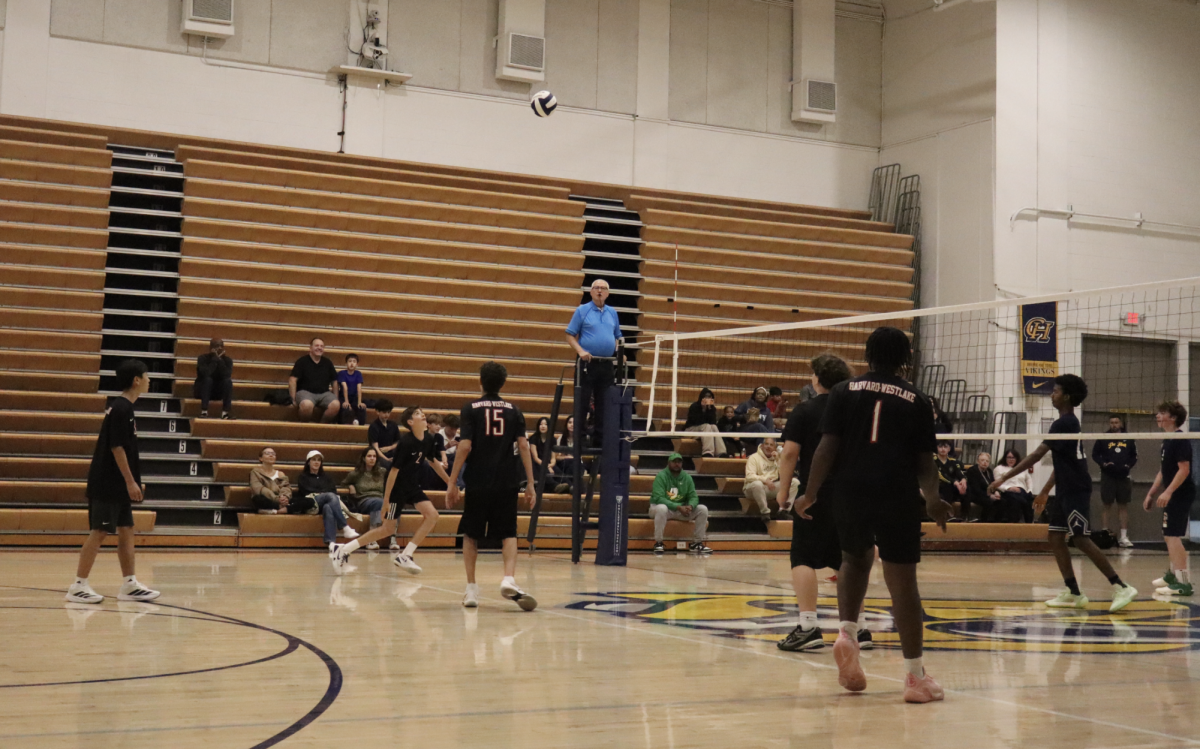 MS Black Team Volleyball Competes in Three-Set Match Against Campbell Hall